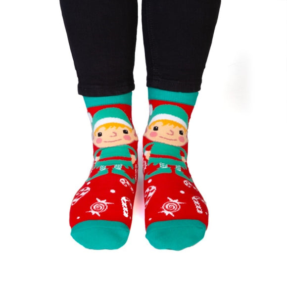 NNEDSZ Christmas Elf Feet Speak Socks
