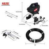 NNEDSZ Airless Paint Sprayer 1200W Electric Spray Gun Painting Machine DIY Home