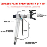 NNEDSZ Airless Paint Sprayer 1200W Electric Spray Gun Painting Machine DIY Home