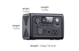 NNEDSZ BLUETTI EB3A Portable Power Station | 600W 268Wh