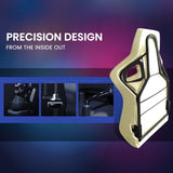 NNEDSZ Apex Series Reclining Gaming Ergonomic Office Chair with Footrest, Black and Blue