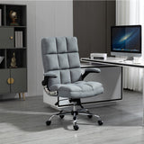 NNEDSZ Soft Velvet Home Ergonomic Swivel Adjustable Tilt Angle and Flip-up Arms Office Chair