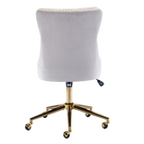 NNEDSZ Velvet Home Office Chair- Beige