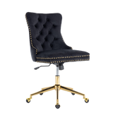 NNEDSZ Velvet Home Office Chair- Beige