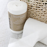 NNEDSZ Blue Bamboo White 100 sheets Bamboo Nappy Liners 6471