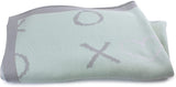 NNEDSZ Blue Mint Meadow Knit Blanket 101580