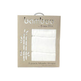 NNEDSZ Blue Bamboo White 3pk Muslin Swaddle Wraps 54152
