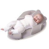 NNEDSZ Blue Air+ Infant Sleep Positioner with Head Rest Grey 103126