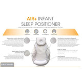 NNEDSZ Blue Air+ Infant Sleep Positioner with Head Rest Grey 103126