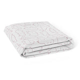 NNEDSZ Blue Smokey Pink Safari Bamboo Jersey Bassinet Fitted Sheet BB06479
