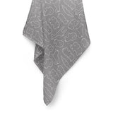 NNEDSZ Blue Ash Grey Safari Bamboo 3pk Muslin Swaddle Wraps BB06592
