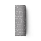 NNEDSZ Blue Ash Grey Safari Bamboo 3pk Muslin Swaddle Wraps BB06592