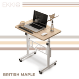 NNEDSZ Mobile Desk Half Tilt British Maple EK-MD-101-VAC/EK-MD-101-YM