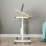NNEDSZ Mobile Desk Half Tilt British Maple EK-MD-101-VAC/EK-MD-101-YM