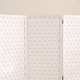 NNEDSZ 4-Panel Pine Wood Room Divider (White) EK-RD-101-SD