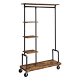 NNEDSZ Clothes Rack Rustic Brown