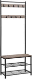 NNEDSZ Coat Rack Stand 175cm Greige HSR41MB