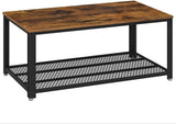 NNEDSZ Coffee Table Rustic Brown LCT61X