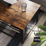 NNEDSZ Coffee Table Rustic Brown LCT61X