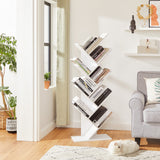 NNEDSZ Tree Bookshelf 8 Tier White LBC11WTV1 LBC11WTV1