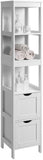 NNEDSZ Floor Cabinet with Shelves and Drawers White BBC66WT