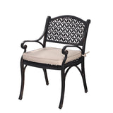 NNEDSZ Cherise Cast Aluminium Chairs with Cushions (1 pair)