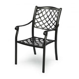 NNEDSZ Fiji Metal Outdoor Dining chair with cushions (1 pair)