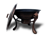 NNEDSZ Vesuvius Firepit BBQ with Lid