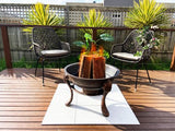NNEDSZ Vesuvius Firepit BBQ with Lid