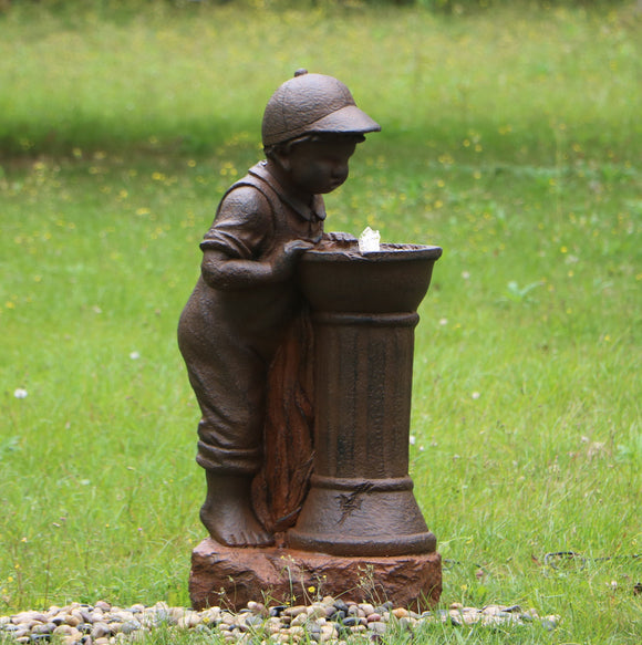 NNEDSZ Boy at Water Fountain