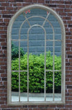 NNEDSZ Large Garden Arched Window Mirror