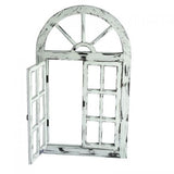 NNEDSZ Rustic White Scarlett Window Mirror