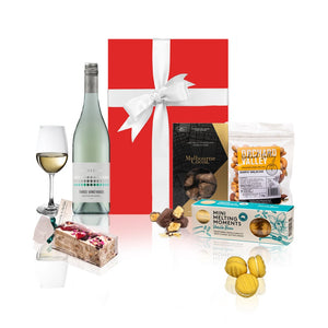 NNEDSZ White Wine & Gourmet Sweets Hamper