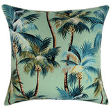 NNEDSZ Cushion Cover-With Piping-Palm Trees Lagoon-60cm x 60cm
