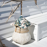 NNEDSZ Cushion Cover-With Piping-Palm Trees Natural-45cm x 45cm