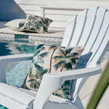 NNEDSZ Cushion Cover-With Piping-Palm Trees Natural-45cm x 45cm