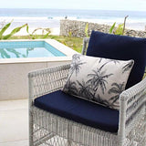 NNEDSZ Cushion Cover-With Natural Piping-Castaway-35cm x 50cm
