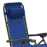 NNEDSZ Wallaroo Zero Gravity Reclining Deck Lounge Sun Beach Chair Outdoor Folding Camping - Grey