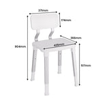 NNEDSZ Evekare Deluxe Bathroom Chair With Back Support