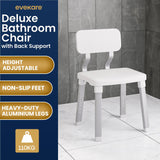 NNEDSZ Evekare Deluxe Bathroom Chair With Back Support