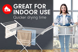 NNEDSZ Pronti Heated Towel Clothes Rack Dryer Warmer Rack Airer Heat Line Hanger Laundry