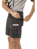 NNEDSZ Mens Work Shorts Flexible Durable Tough - Black  [ SIZE 30 ]