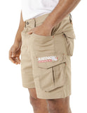 NNEDSZ Mens Work Shorts Flexible Durable Tough - Beige Khaki [ SIZE 36 ]