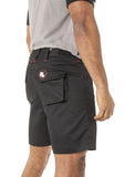 NNEDSZ Mens Work Shorts Flexible Durable Tough - Black  [ SIZE 36 ]