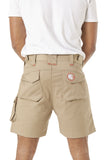 NNEDSZ Mens Work Shorts Flexible Durable Tough - Beige Khaki [ SIZE 38 ]