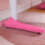 NNEDSZ Height Adjustable Children Kids Ergonomic Study Desk Chair Set 120cm Pink AU