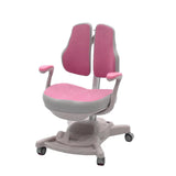 NNEDSZ Height Adjustable Children Kids Ergonomic Study Desk Chair Set 80cm Pink AU
