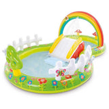 NNEDSZ  Colorful Inflatable My Garden Water Filled Play Center with Slide 57154NP