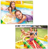 NNEDSZ Fun'N Fruity Inflatable Play Centre Paddling Pool & Water Slide  57158EP