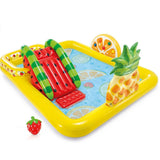 NNEDSZ Fun'N Fruity Inflatable Play Centre Paddling Pool & Water Slide  57158EP